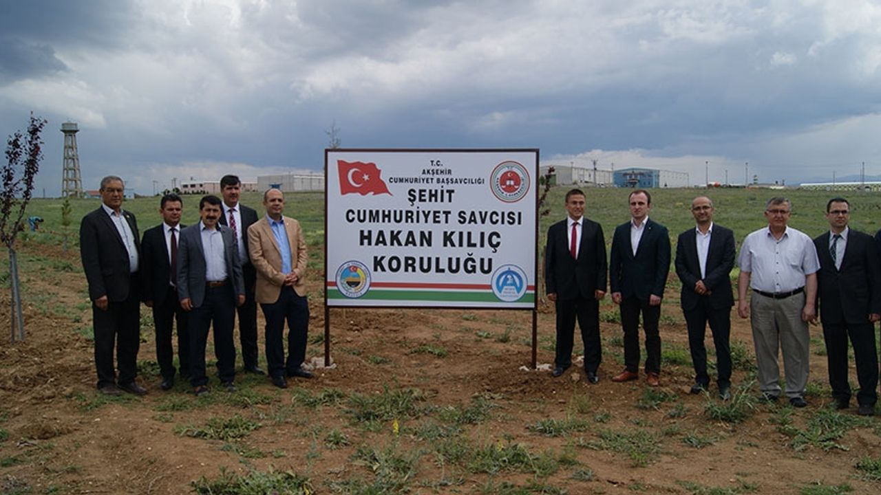ORGANİZEYE ŞEHİT SAVCI HAKAN KILIÇ İÇİN KORULUK