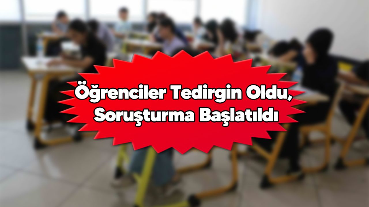 Akşehir’de LGS Sınavında Zil Krizi