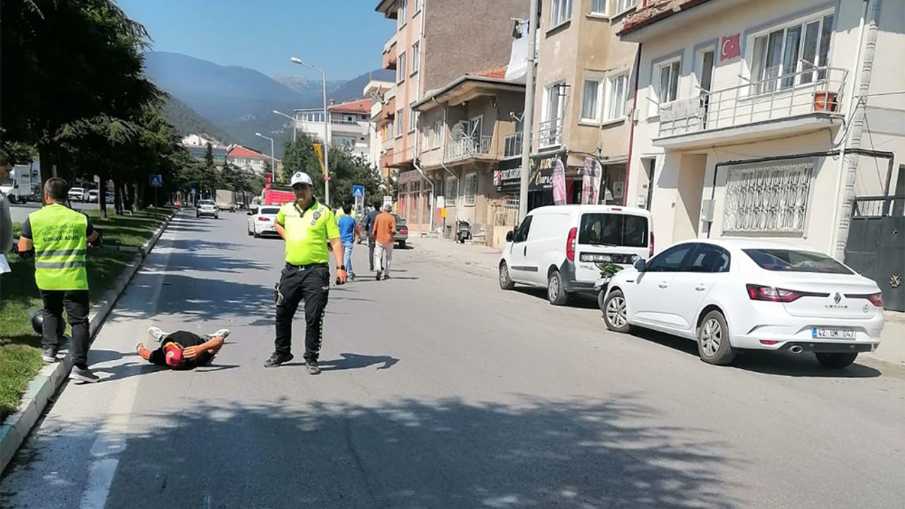 Motosiklet Kazası 2 Yaralı