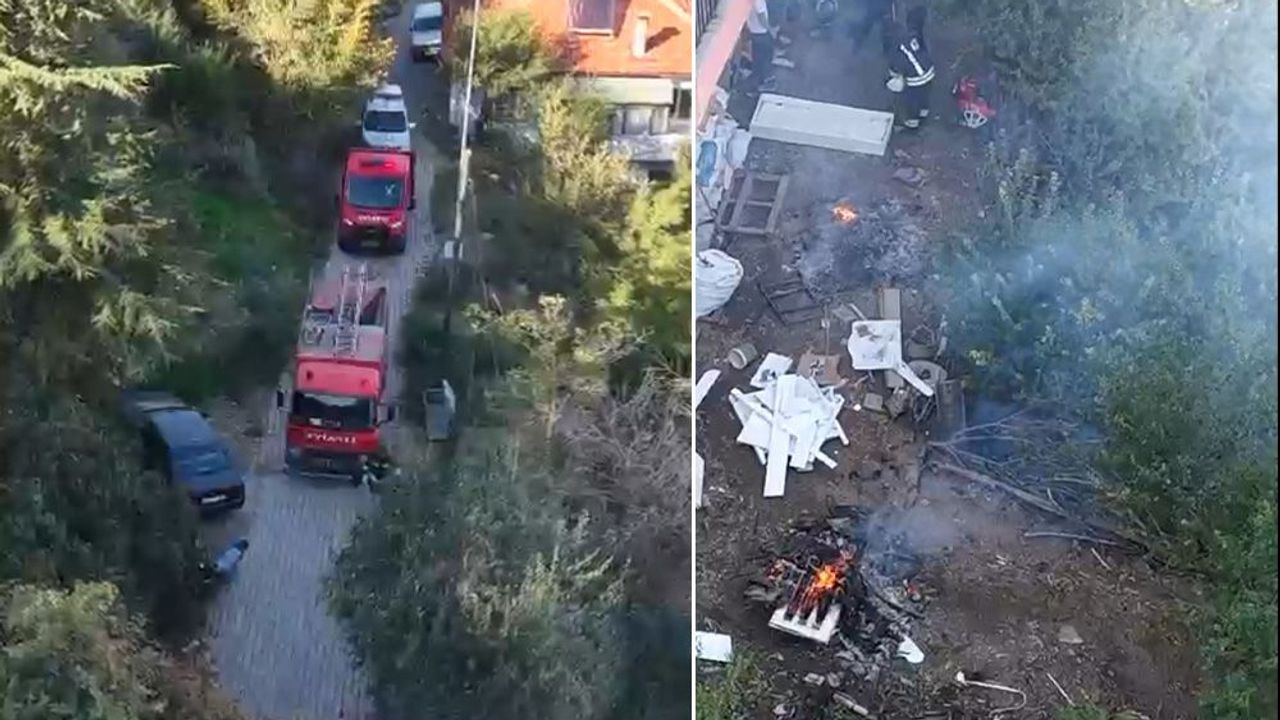 Akşehir'de Bahçe Ateşi Ekipleri Harekete Geçirdi