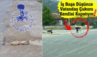 Akşehir-Monas-Engilli Yolu’nda Uyarı Levhası Yok, Çukur Çok!
