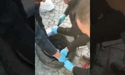 UYUŞTURUCUNUN STEPNEDEN ÇIKARTILMA ANI KAMERADA