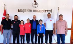 SPORCULAR BAŞARILARINI BAŞKAN KÖKSAL İLE PAYLAŞTI