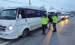 Taşımalı Eğitim Öğrenci Servis Araçları Akşehir'de Denetimden Geçti