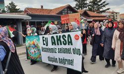 Akşehir'de Filistin’e Destek Yürüyüşü Düzenlendi