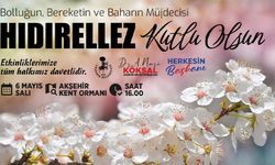 Akşehir’de Hıdırellez Şenlikleri İçin Geri Sayım Başladı