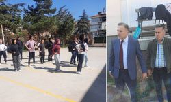 Topaloğlu'ndan Halk Oyunları Ekibine Ziyaret
