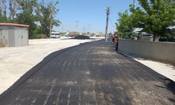 Akşehir Otogarında Otopark Alanı Asfaltlanıyor