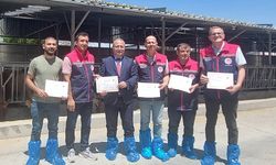 Kaymakam Özel’den Tarım Müdürü ve Personele Başarı Belgesi
