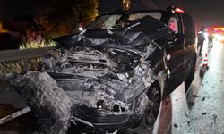 D-300'de Trafik Kazası: 4 Yaralı