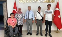 Görmeyenleri Koruma Derneği’nden Kaymakam Yiğit’e Ziyaret