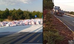 Un Çuvalları Yola Savruldu