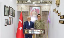 Kaymakam Yiğit’ten Garnizon Komutanı Şen’e Ziyaret
