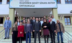 Kaymakam Taşavlı ve Müdür İşcan Kuzören'de Öğretmenlerle Buluştu