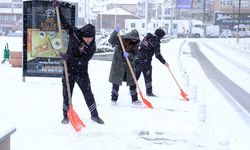 Belediyeden Kar ve Buzlanmaya Karşı Kesintisiz Mücadele!