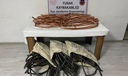 Jandarmadan Kablo Hırsızlarına Darbe