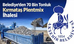Belediye’den 70 Bin Tonluk Kırmataş Plentmix İhalesi