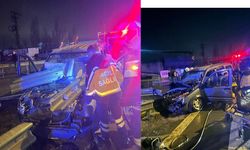 D-300 Karayolunda Trafik Kazası 2 Yaralı