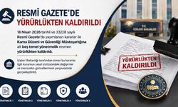Kamu Düzeni ve Güvenliği Müsteşarlığına Ait 5 Yönetmelik Kaldırıldı!