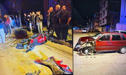 Kazada Motosiklet Sürücüsü Ağır Yaralandı