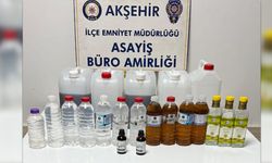 Akşehir’de Kaçak Alkol Operasyonu