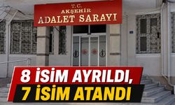Akşehir Adliyesinde Hakim ve Savcı Kadrosu Değişti
