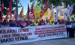 Konya’da Öğretmenlerden Dayanışma Eylemi