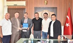 Akşehir TSO’dan Burak Dinç’e Veda Ziyareti