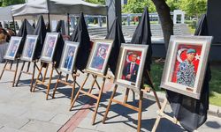 15 Temmuz Etkinliklerinde Duygulandıran Rölyef Sergisi