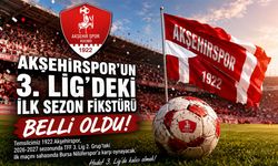 Akşehirspor'un 3. Lig'deki İlk Sezon Fikstürü Belli Oldu