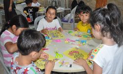 Çocuklar Atölye Etkinliklerinde Becerilerini Sergiledi