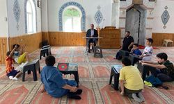 Müftü Müjdeci Yaz Kur’an Kurslarında Öğrencilerle Bir Araya Geldi