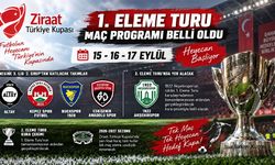 Ziraat Türkiye Kupası’nda 1. Eleme Turu Programı Açıklandı