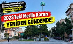 Altunkalem Mahallesi’nde Kurulan Baz İstasyonuna Tepki