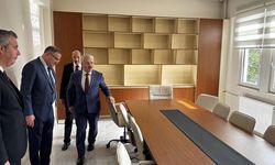 Kaymakam Yiğit’ten Yeni Müftülük Hizmet Binasına İnceleme