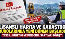 Harita ve Kadastro Mühendislerine 30 Gün Uyarısı!