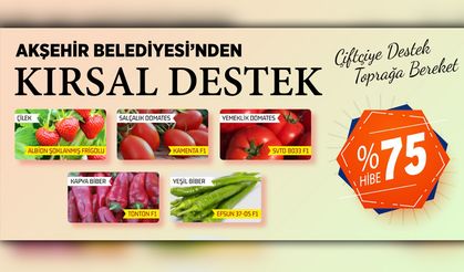 Belediyeden Çiftçilere Yüzde 75 Hibeli Fide Desteği!