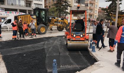24 Ağustos Bulvarı'nda Asfaltlama Çalışmaları Başladı