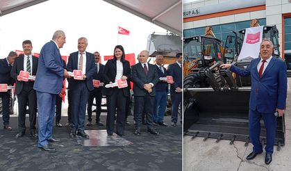 Belediyeler Birliği’nden Tuzlukçu’ya Kazıcı Yükleyici Kepçe