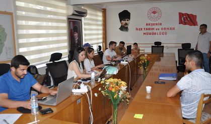 Akşehir’de Tarım Sayımı Çalışmaları Hız Kesmeden Sürüyor