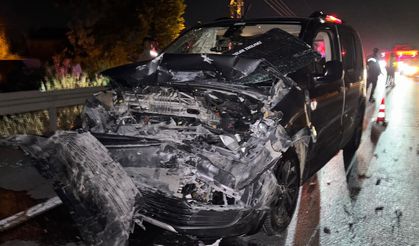 D-300'de Trafik Kazası: 5 Yaralı