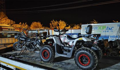Trafik Ekiplerinden ATV ve Motosiklet Denetimi