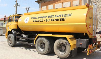 Tuzlukçu Belediyesi Araç Filosuna İkinci Su Arazözü Katıldı