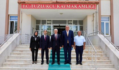 Konya Valisi İbrahim Akın, Tuzlukçu ve Yunak İlçelerini Ziyaret Etti