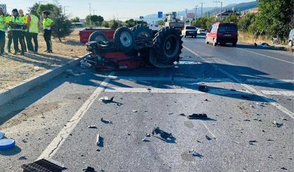 Otomobilin Çarptığı Traktör Sürücüsü Hayatını Kaybetti