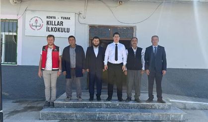 Yunak Kaymakamı ve İlçe Milli Eğitim Müdürlüğünden Okul Ziyaretleri