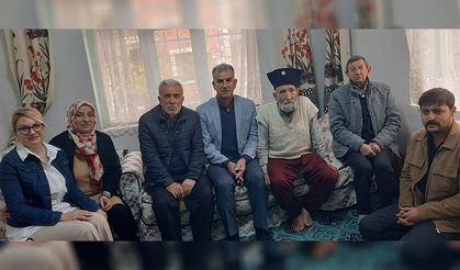 Kore Gazisi Kazım Çetinkaya’ya Şehit Ailelerinden Anlamlı Ziyaret