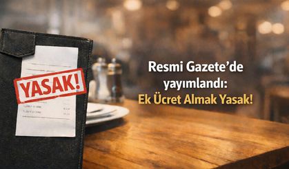 Restoranlarda Servis, Masa ve Kuver Ücreti Yasaklandı