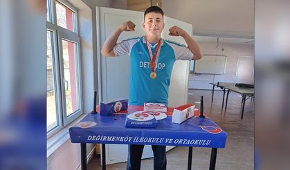 Değirmenköy Ortaokulu’ndan İl Birinciliği Madalyası