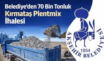 Belediye’den 70 Bin Tonluk Kırmataş Plentmix İhalesi